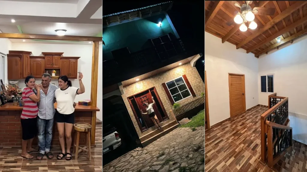 Hondureña cumple su sueño de construir su casa gracias a su esfuerzo