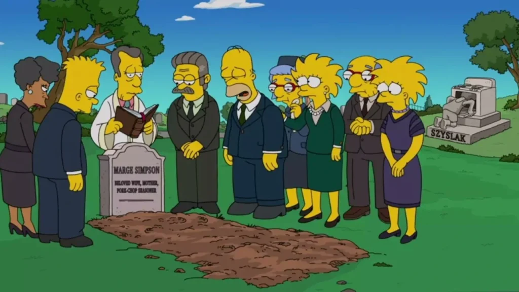 Trágico final de temporada en Los Simpson: así fue la muerte de Marge