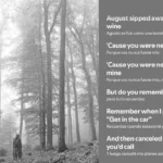 August de Taylor Swift: significado y letra de la canción en español