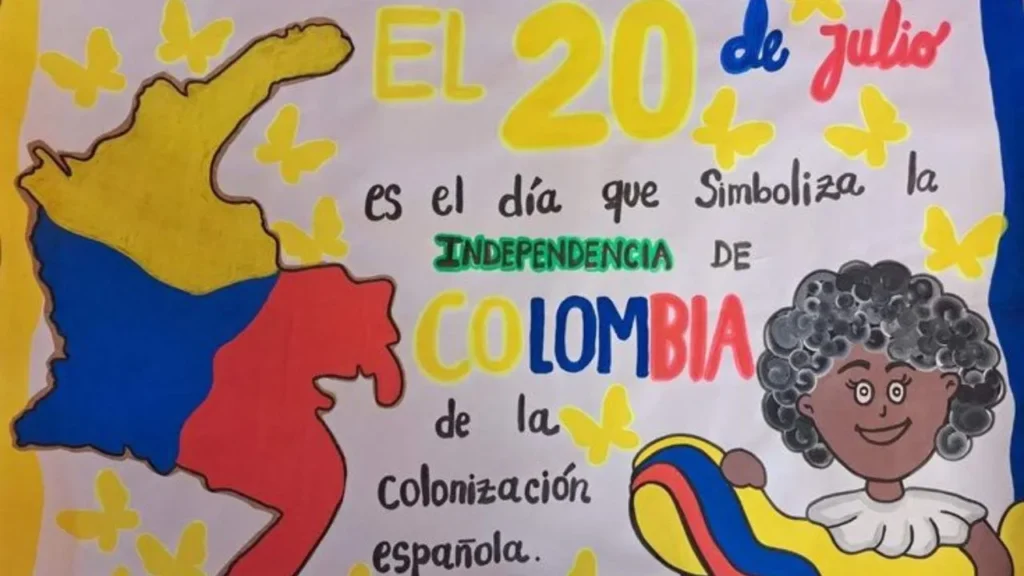 Cartelera alusiva al 20 de julio: ideas y frases para conmemorar la fecha