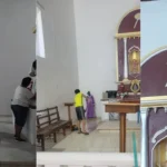 Los feligreses de la Ermita de Nueva Armenia vendieron baleadas, camisetas y hasta rifas para restaurar su iglesia. El templo fue renovado en su totalidad.