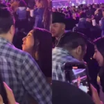 VIDEO: Mujer descubre a su novio siendo infiel en pleno concierto