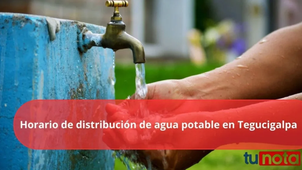 Horario de agua potable en Tegucigalpa del 4 al 6 de julio, según UMAPS