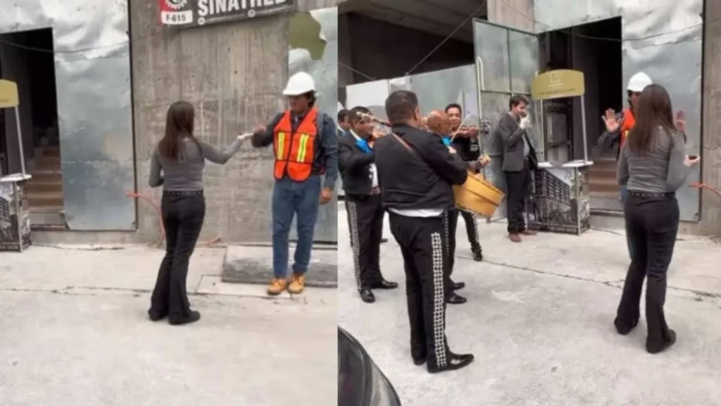 VIDEO: Mujer descubre infidelidad de su novio y lo enfrenta con mariachis