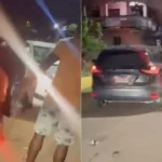 VIDEO: Mujer sorprende a su esposo con amante en plena calle de Roatán