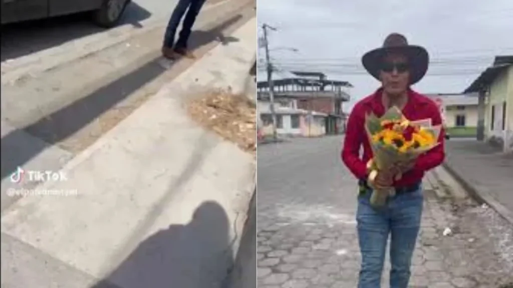 Joven intenta reconquistar a su ex con flores y descubre que ya tiene novio