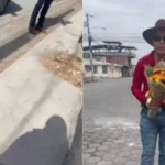 Joven intenta reconquistar a su ex con flores y descubre que ya tiene novio