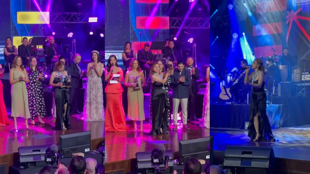 Gaby Flores es la gran ganadora del Festival Nacional de la Canción 2025