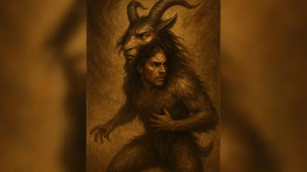 Graban extraña figura humanoide con patas de animal; video se vuelve viral