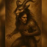 Graban extraña figura humanoide con patas de animal; video se vuelve viral