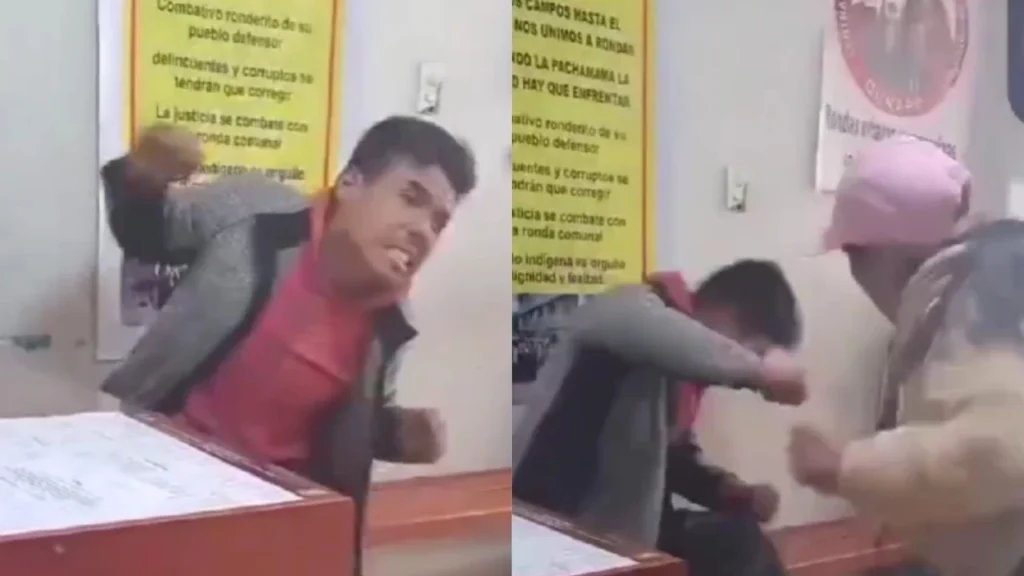 VIDEO: Madre azota a su hijo tras presuntamente ser detenido por robo