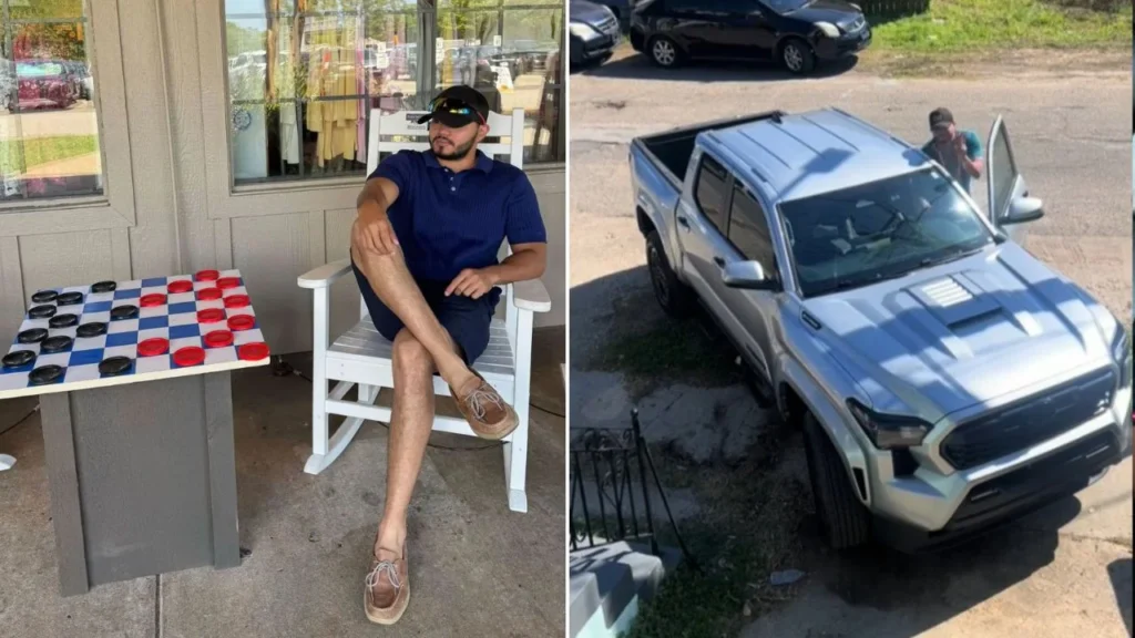 Migrante presume la compra de carro: ‘Como abogado en Honduras no iba a poder’