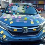 ‘Perro’, ‘traidor’: dejan mensajes a conductor acusado de infiel en Puerto Cortés