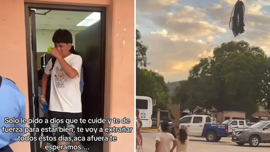 ‘Orando para verte’: hondureña llora en TikTok por detención de su hermano