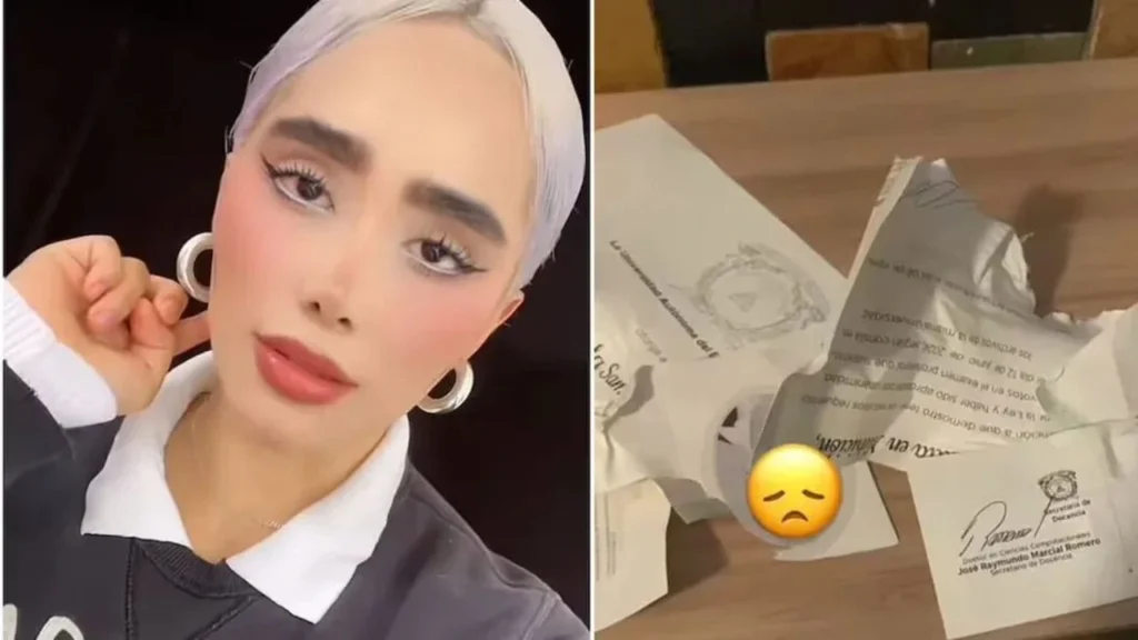 Hombre infiel destruye el título universitario de su exnovia tras ser descubierto