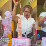 ‘No le gustó’: hondureños regalan pastel con billetes de 1 lempira a su madre