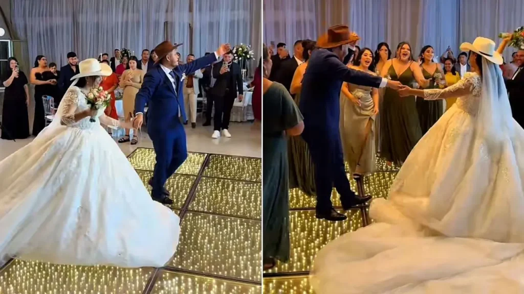 Pareja hondureña se hace viral por su boda al estilo olanchano