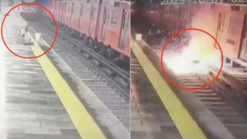 VIDEO: Fantasma se manifiesta en colectivo y provoca cortocircuito