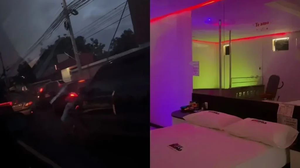 Video muestra largas filas en motel al inicio de la Semana Morazánica