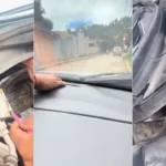 Hondureña rescata su DNI tras quedar atascado en el interior de su vehículo