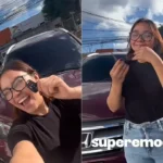Hondureña se emociona al cumplir su sueño de comprar su propio carro