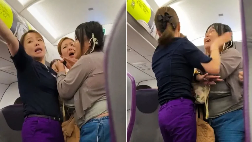 VIDEO: Mujer arma escándalo en avión porque no la sentaron junto a su novio