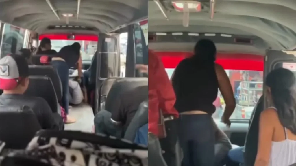 Mujeres se pelean en rapidito por el amor de chofer en Tegucigalpa