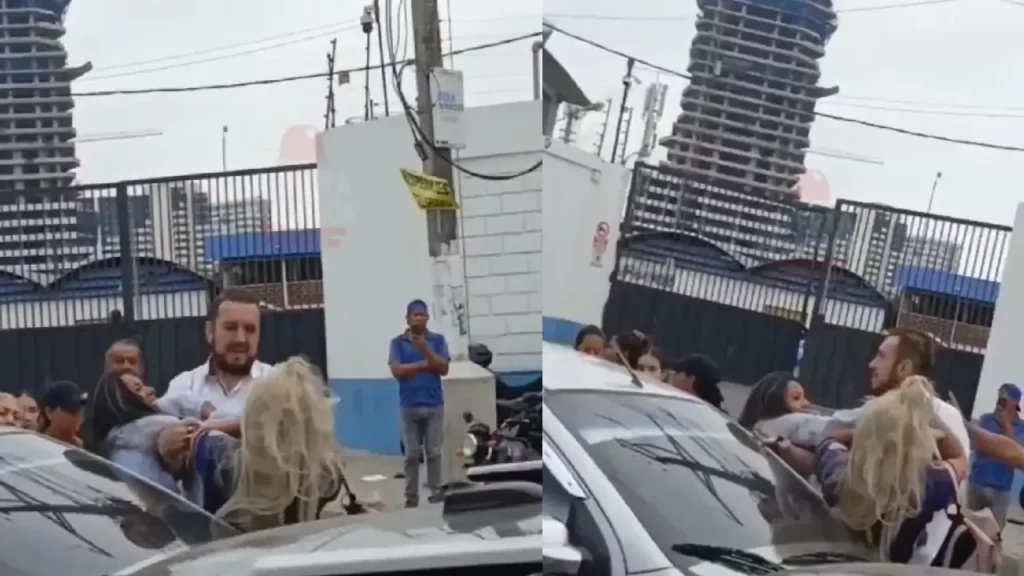 ‘Con esta zor**, desgraciado’: Embarazada se ‘macanea’ con amante de su esposo