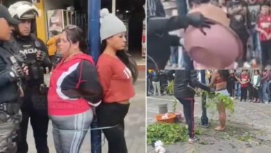 VIDEO: 'Solo queríamos los estrenos', les quitan ropa y azotan a dos mujeres por roba