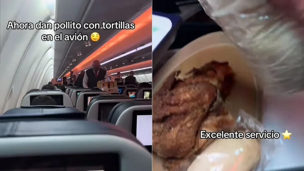 VIDEO: Hondureño lleva pollo con tortillas en pleno vuelo a España