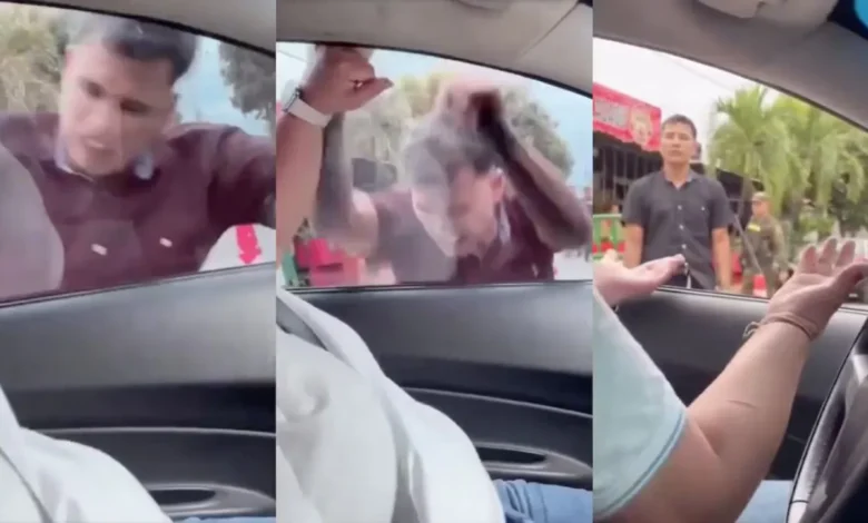 Hombre persigue a madre e hija al confundir carro con el del amante de su esposa