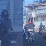 VIDEO: Motociclista usa camiseta brillante en lugar de chaleco reflectante