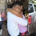 Hondureño sorprende a su madre al regresar a casa tras cuatro años lejos