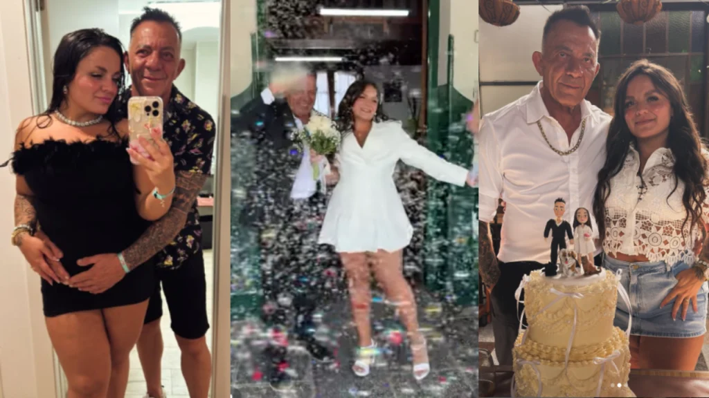 'No voy a renunciar a este amor por miedo': joven se casa con hombre 43 años mayor