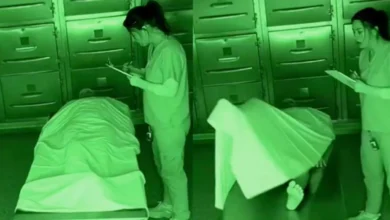 Cámara capta supuesto cadáver levantándose en una morgue, ¿real?