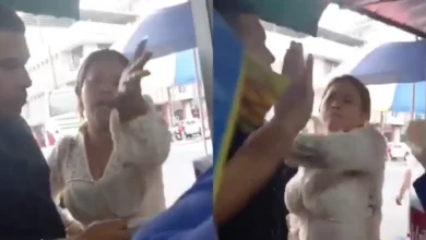 VIDEO: Mujer 'macanea' a su esposo tras descubrir que se hacía pasar por soltero