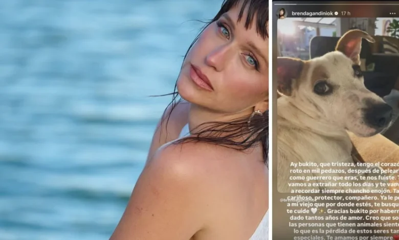 ¿Qué le pasó a Brenda Gandini? La actriz atraviesa un doloroso momento