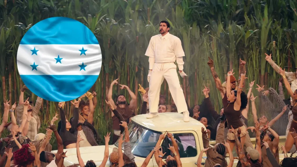 Bad Bunny menciona a Honduras en su show del medio tiempo del Super Bowl