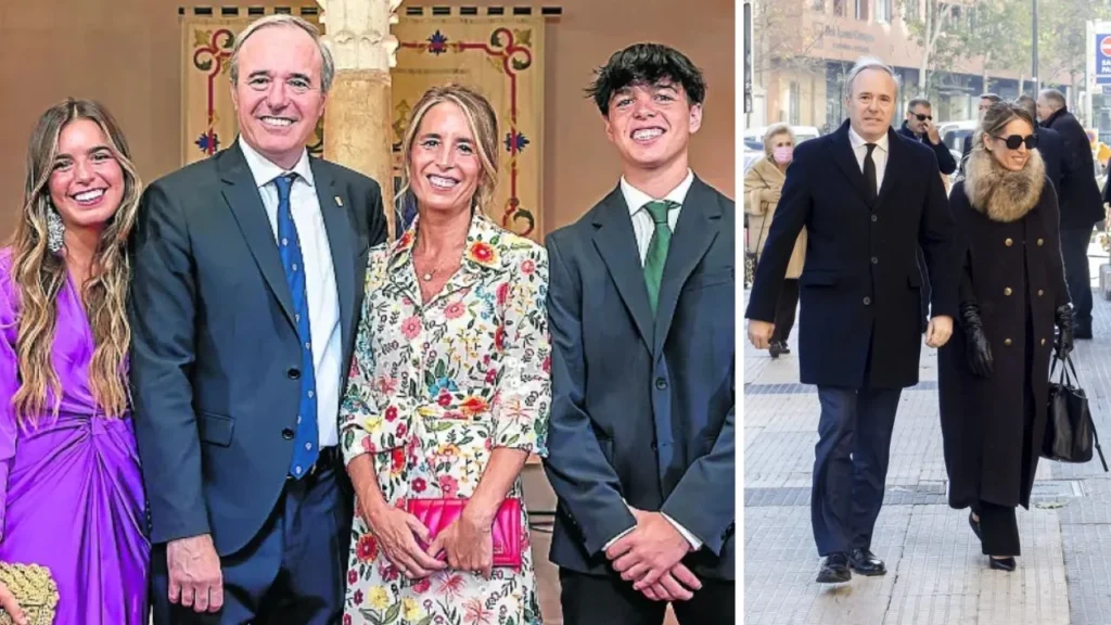 Jorge Azcón esposa e hijos: ¿Quién es Ana Belén Blasco y su familia?