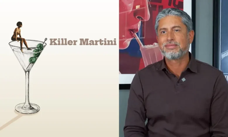 Alejandro Irías revela avances exclusivos de su largometraje, Killer Martini