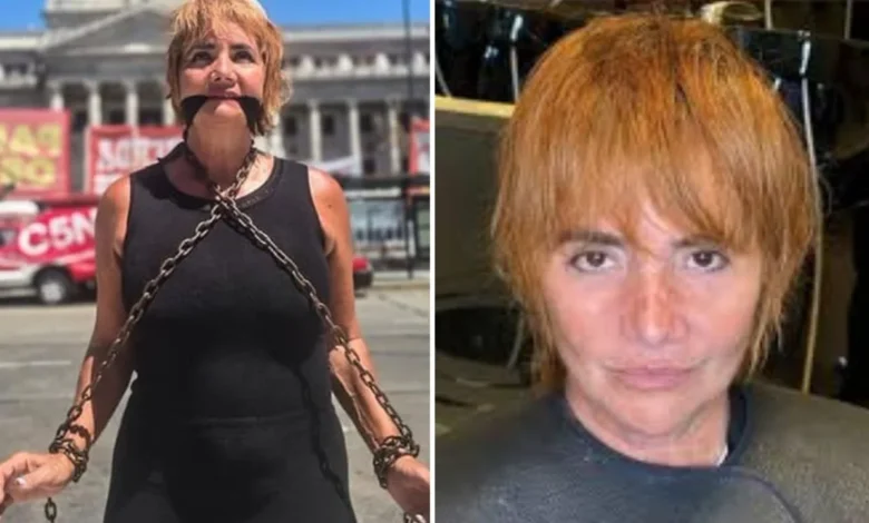 ¿Nancy Pazos qué le pasó? Fotos virales y por qué estaba encadenada