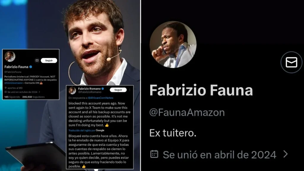 ¿Quién es Fabrizio Fauna? Fabrizio Romano logra el cierre de cuenta parodia en Twitter