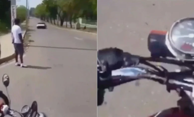 Usa tu casco video moto Forogore: clip completo es viral en Twitter