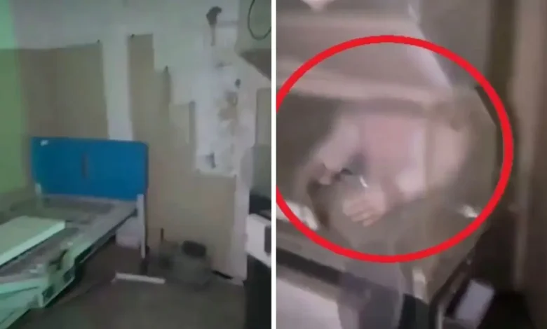 Hombre graba a un 'médico fantasma' en los pasillos de un hospital