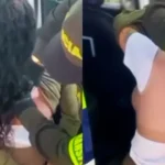 Vídeo: Detienen a mujer que viajaba en bus con drogas ocultas en implantes mamarios
