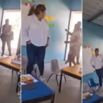 VIDEO: Maestra y madre de familia se van a los golpes en escuela de El Paraíso