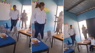 VIDEO: Maestra y madre de familia se van a los golpes en escuela de El Paraíso