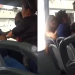 'Por esta p*': embarazada 'macanea' a la amante de su esposo dentro de bus