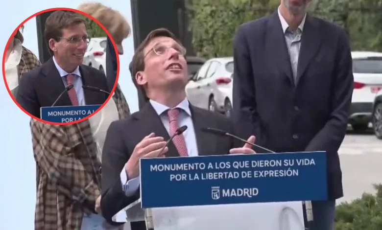 Paloma ‘bendice’ al alcalde de Madrid en pleno homenaje: su reacción causa risas