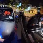 '¡Y es con mi tía!': pareja es sorprendida en actos íntimos dentro de carro